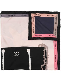 Chanel  Nude Classic Bag Print Silk Scarf