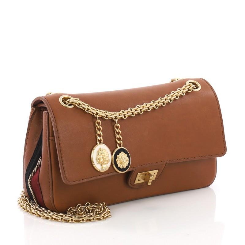 chanel 2.55 brown