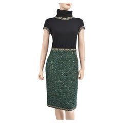 Chanel NWT 11A automne 2011 - Robe de défilé en tweed 42 neuve