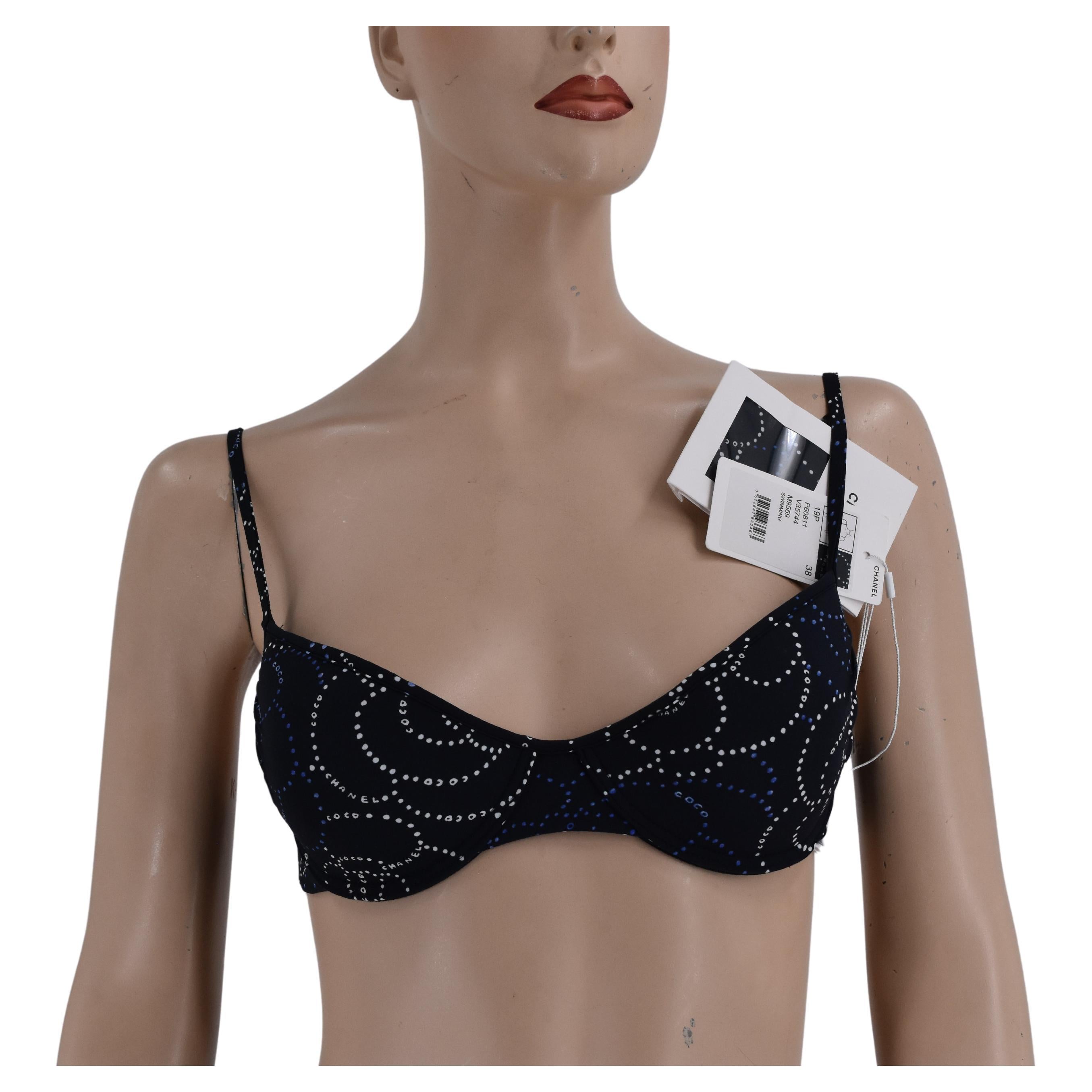 Chanel NWT 19p Spring 2019 Rare to Find Padded Swimming top 38  For Sale