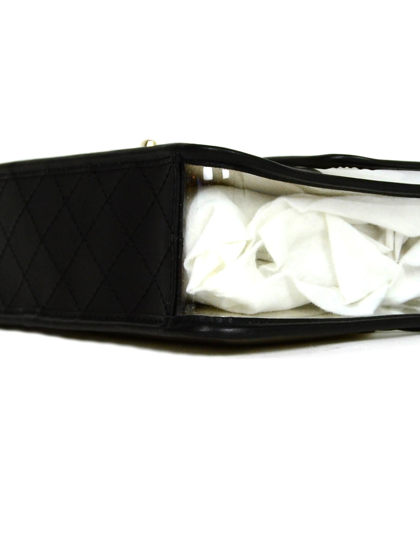 Beige Chanel NWT 2019 PVC/ Black Lambskin Medium Coco Sand Flap Bag
