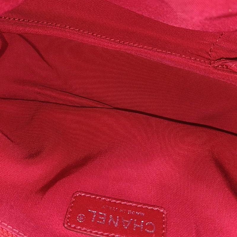 Chanel Nylon Bubble Striped Quilt Accordion Flap Bag Pink, 2009-2010 7