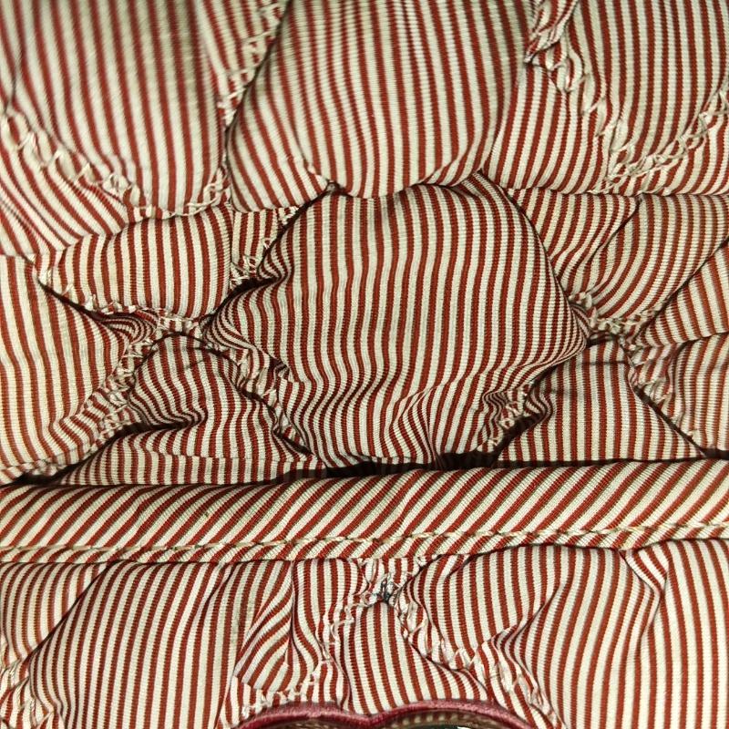 Chanel Nylon Bubble Striped Quilt Accordion Flap Bag Pink, 2009-2010 2