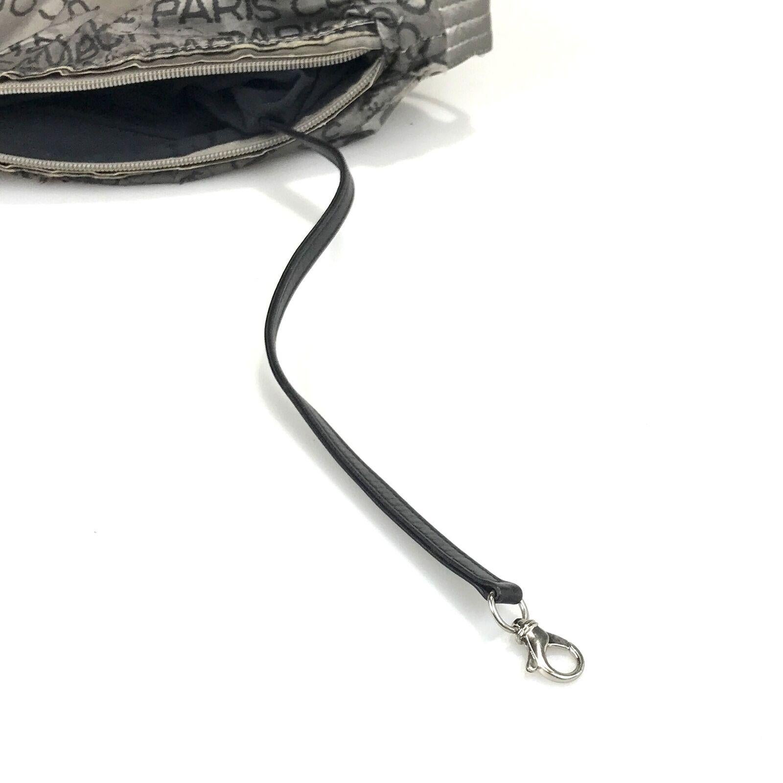 Chanel Nylon Coco Silver Unlimited Shoulder Bag Large For Sale 4