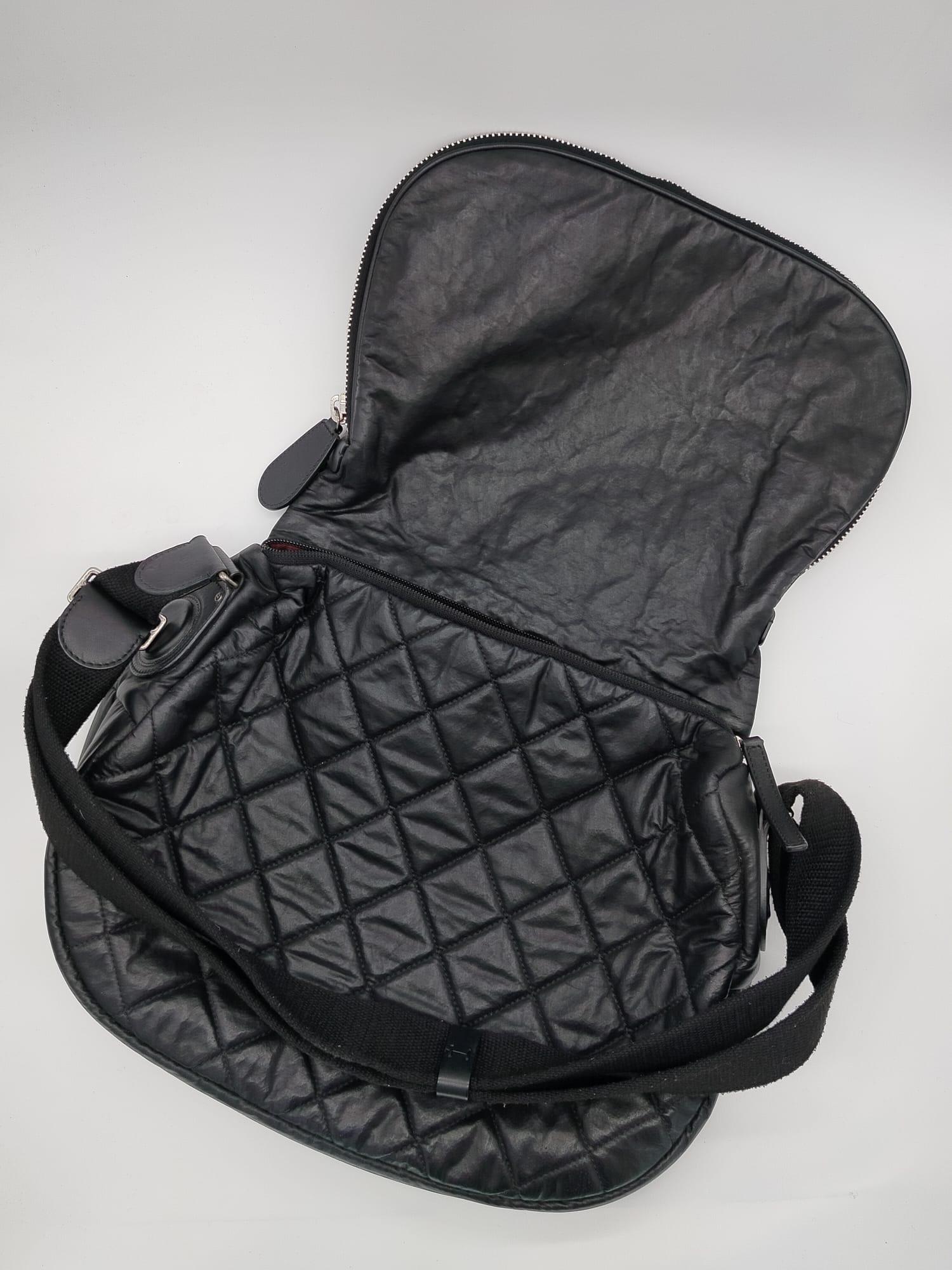 Chanel Nylon Quilted Coco Cocoon Messenger Bag - '10s For Sale 3