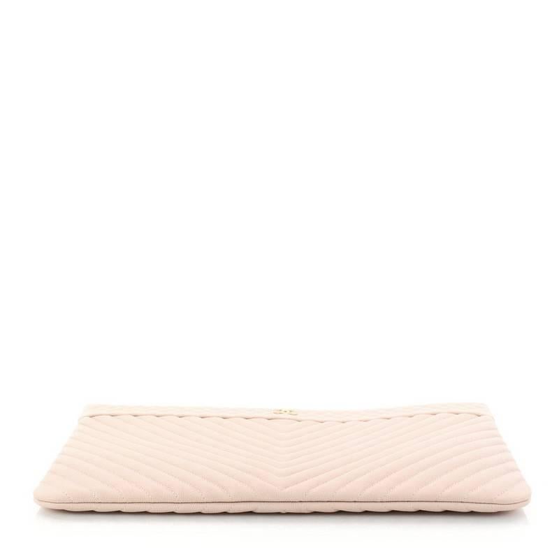 chanel large clutch