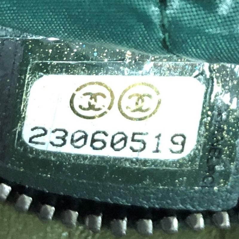 Chanel O Case Clutch Colorblock Leather Large 2