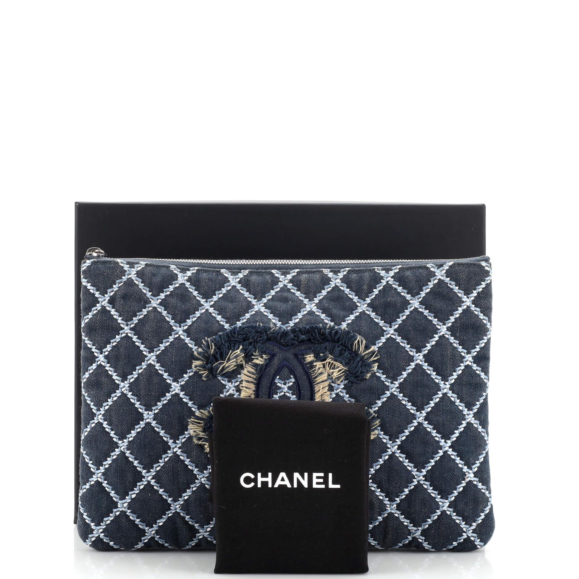 Chanel Denim O Case - For Sale on 1stDibs