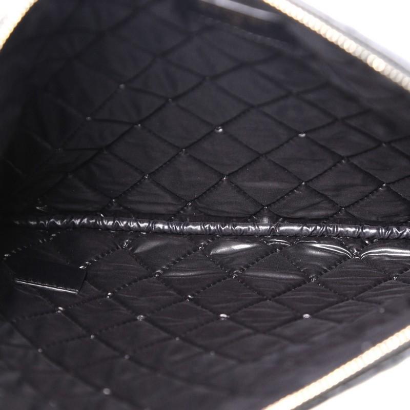 Chanel O Case Clutch Quilted Lambskin Medium  1