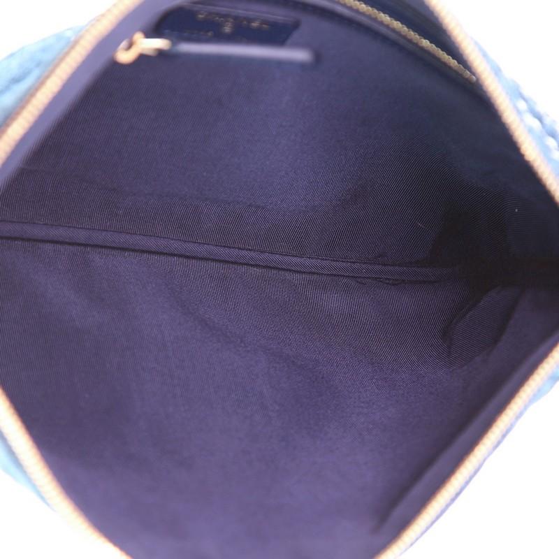 Chanel O Case Clutch Stitched Denim Medium 1