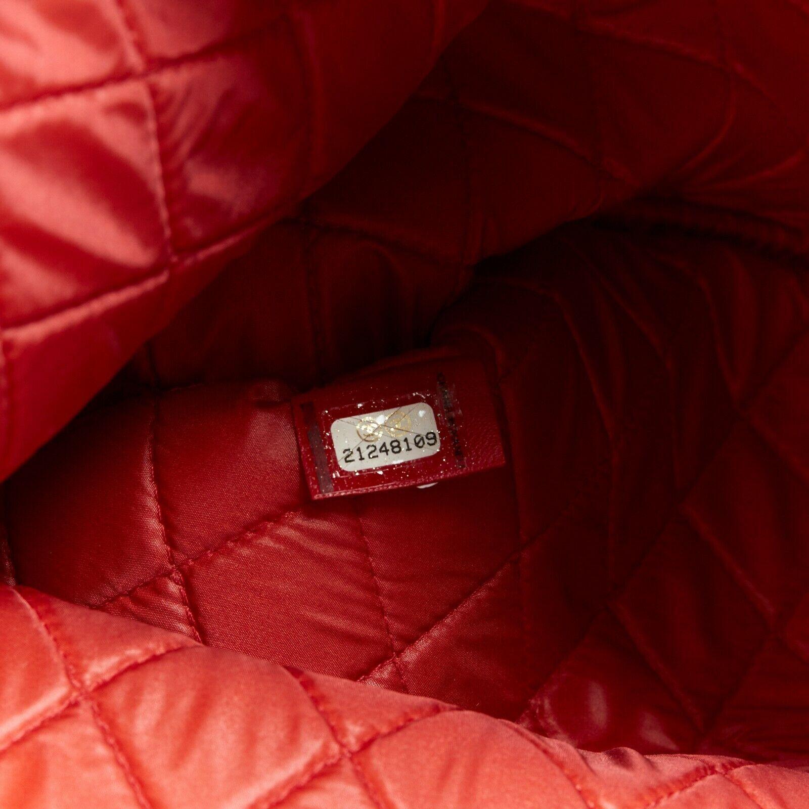 CHANEL O-case Paris Salzburg tweed pouch wool silver quilted clutch bag 7