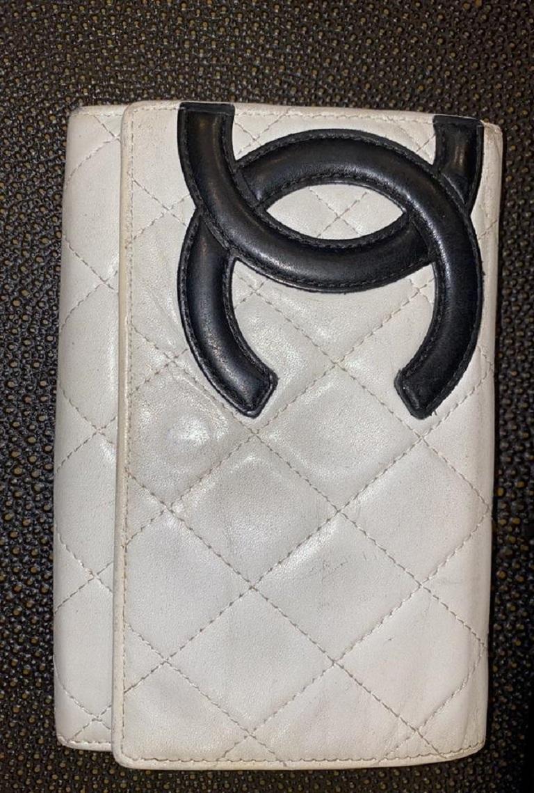 Chanel Off-white Cambon Card Flap Quilted 12cca64 Wallet 3