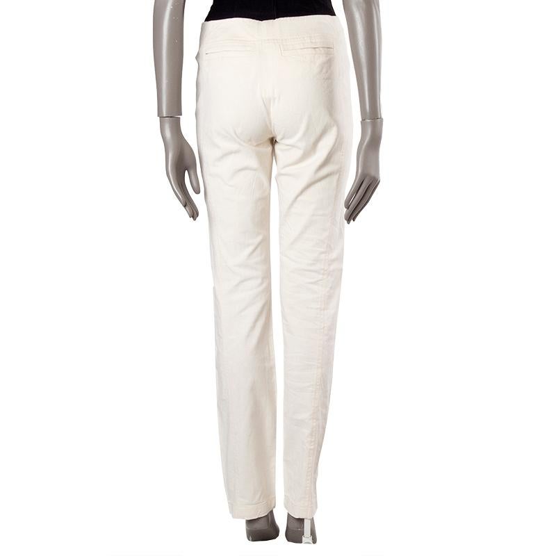 chanel white pants