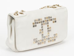Chanel Off White Mosaic Shoulder Bag