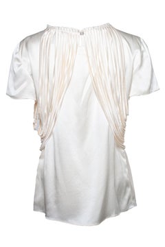 Chanel, off-white runway blouse