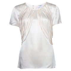 Chanel, off-white runway blouse