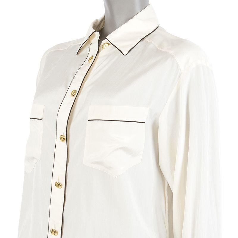 chanel silk blouse