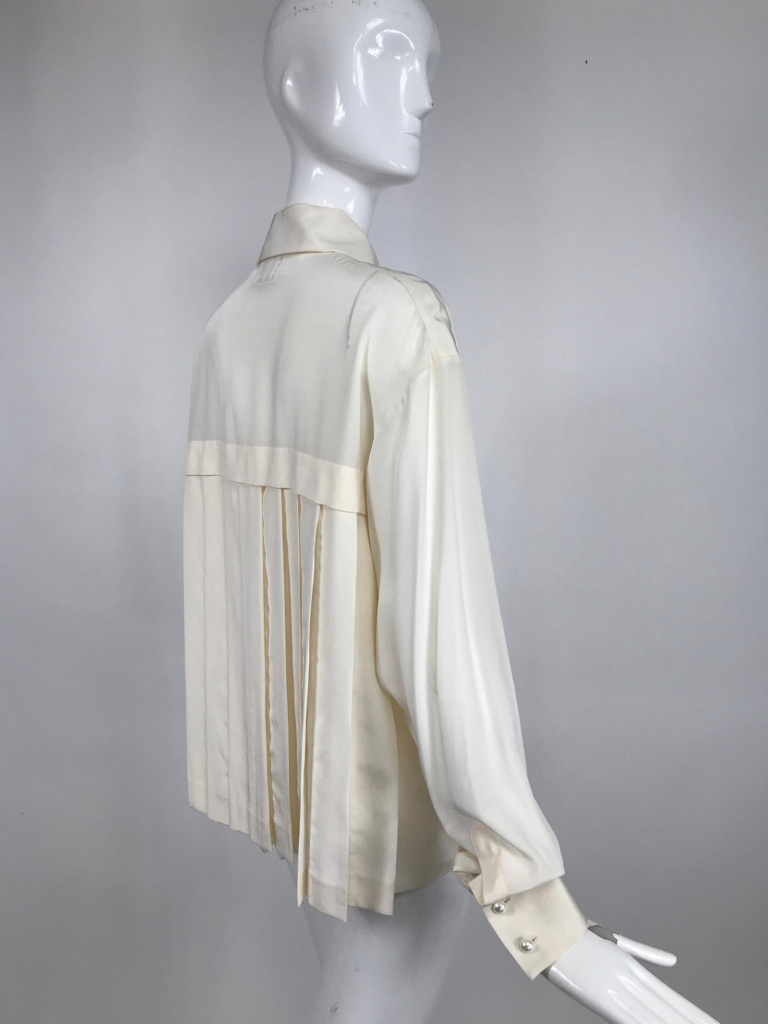 chanel white blouse