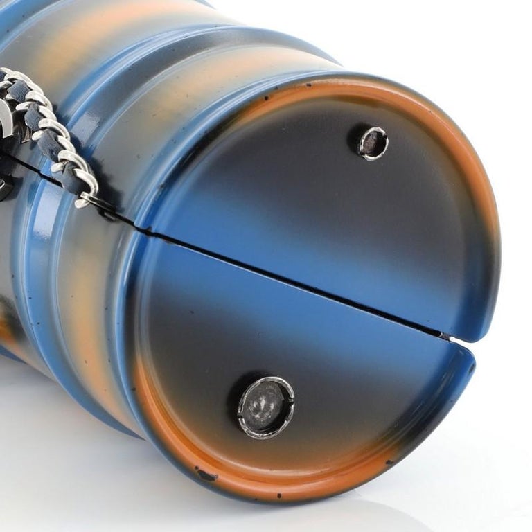 Chanel Oil Drum Minaudiere Metal at 1stDibs chanel oil drum for sale