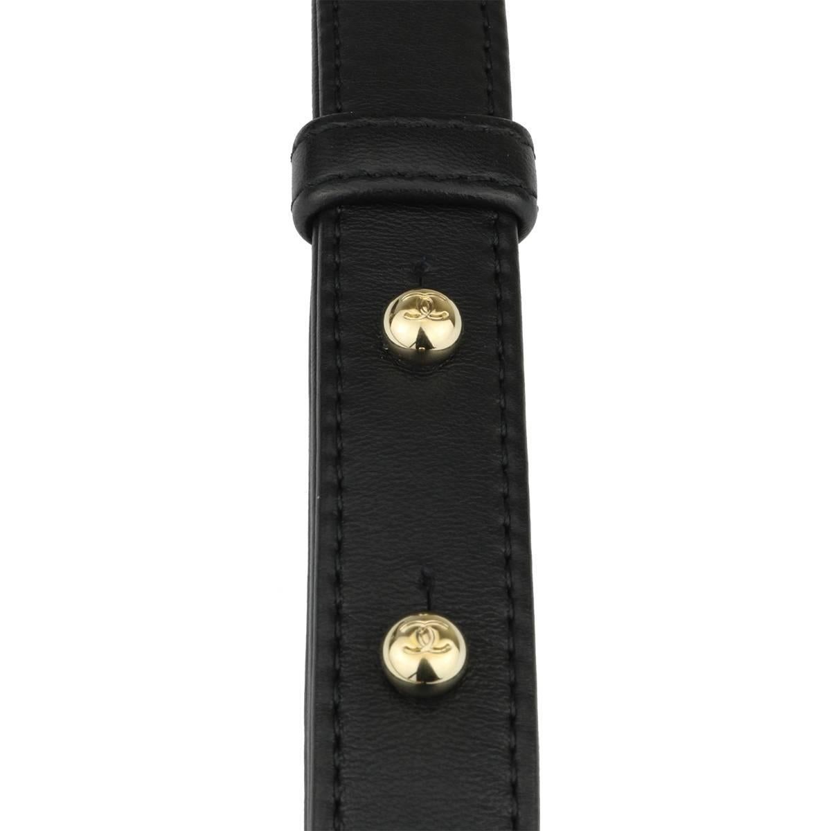 Chanel Old Medium Quilted Boy Black Lambskin with Shiny Gold Hardware, 2016 4