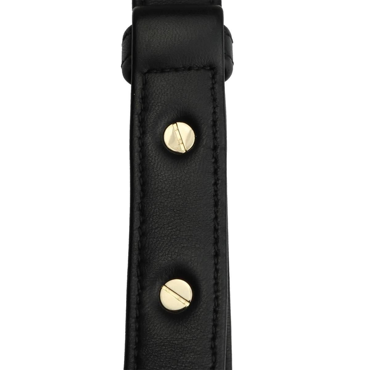 Chanel Old Medium Quilted Boy Black Lambskin with Shiny Gold Hardware, 2016 5