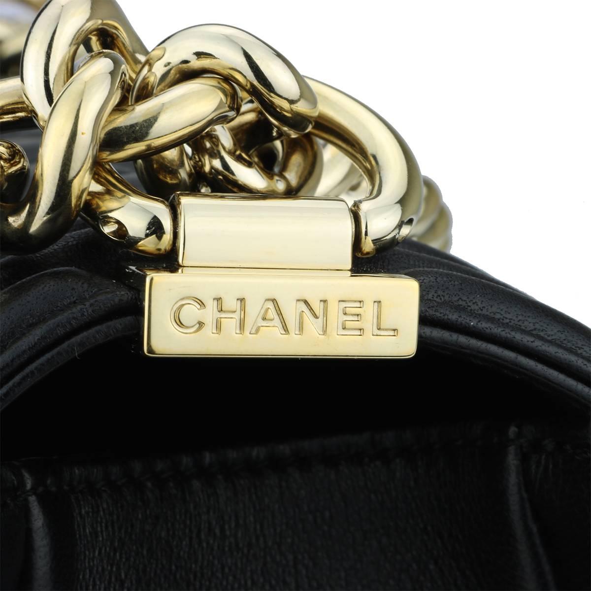 chanel boy antique gold hardware