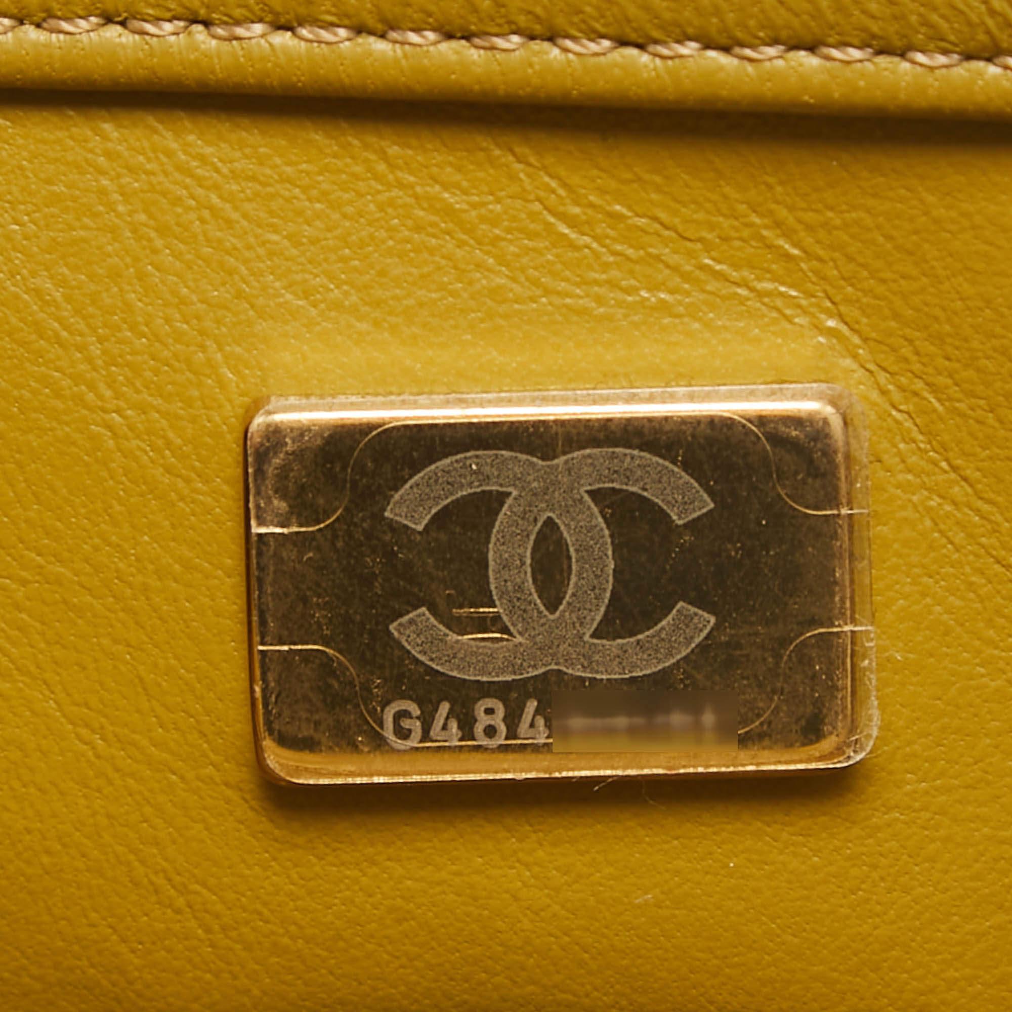 Chanel Olive Green Quilted Leather Mini Classic Flap Bag 3