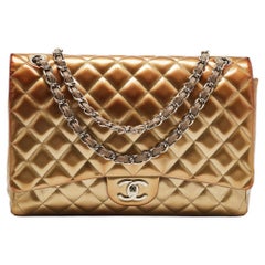 Chanel Classic Double Flap Bag Quilted Lambskin Maxi at 1stDibs