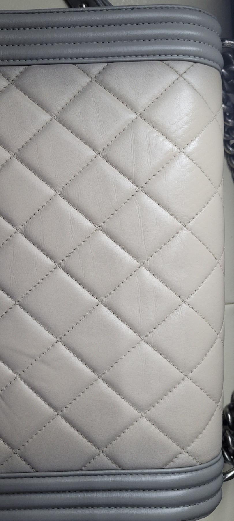 CHANEL Ombre Boy Large Quilted Flap Bag  9