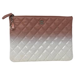 Chanel Ombre Clutch Pink