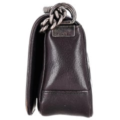 Chanel Ombre Quilted Glazed Leather Crossbody Boy Bag