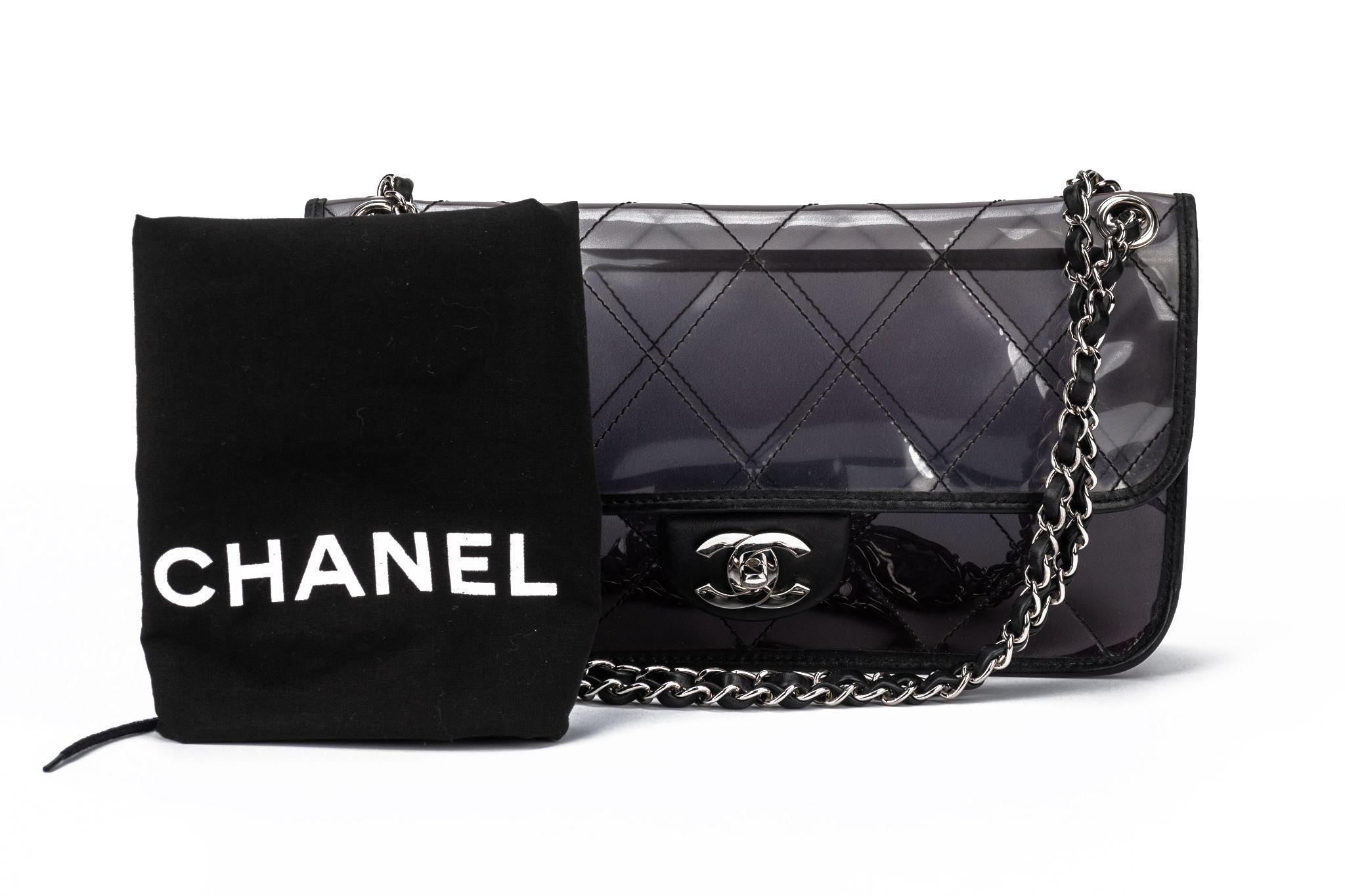 Chanel Ombre Vinyl Jumbo Flap Bag For Sale 5