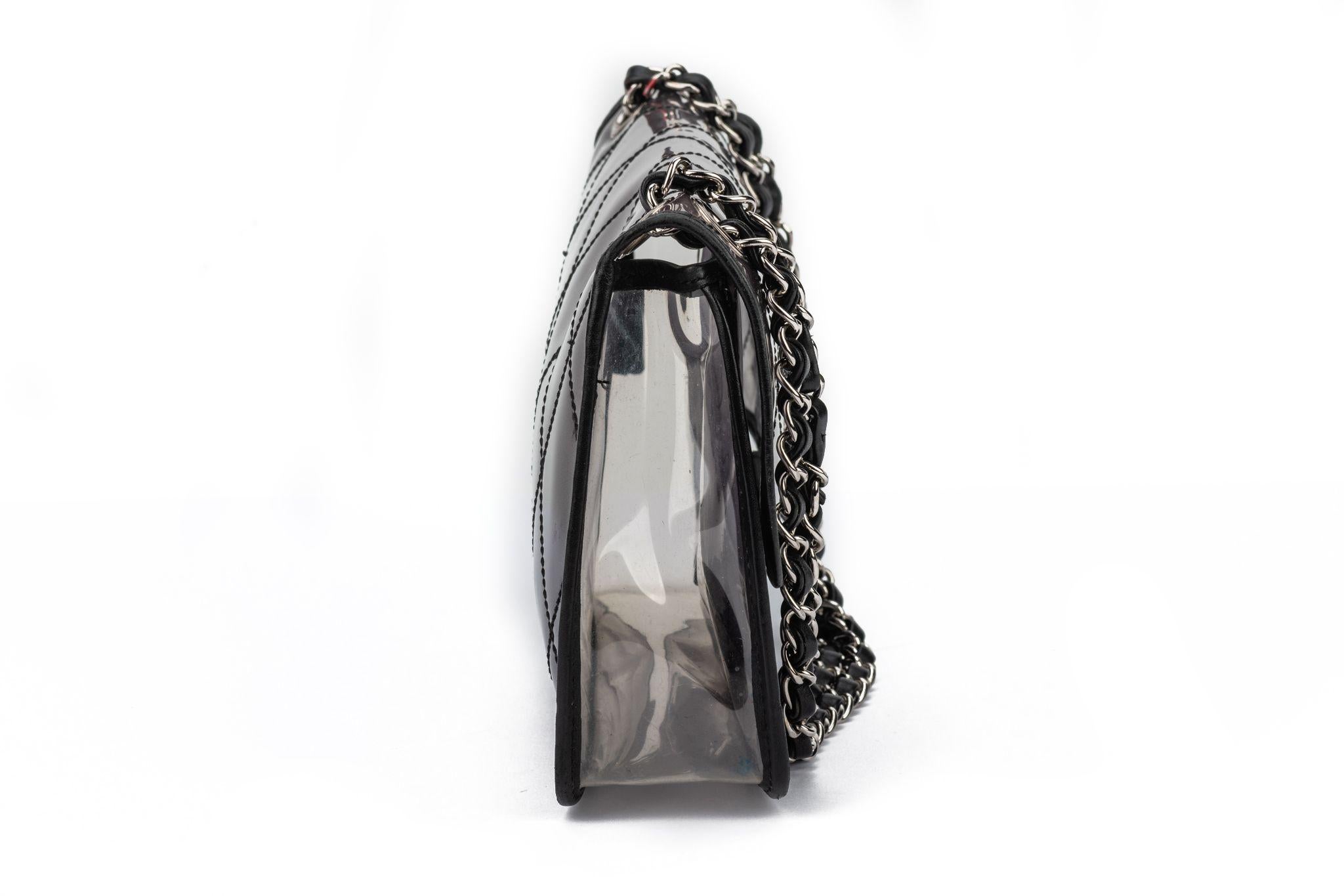 Women's Chanel Ombre Vinyl Jumbo Flap Bag For Sale