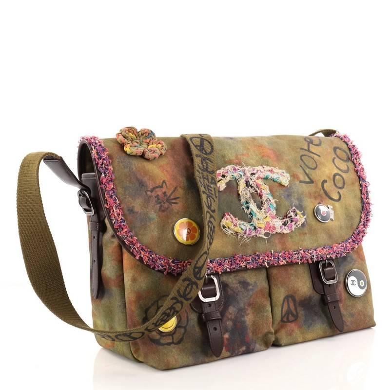 Chanel graffiti messenger bag shop