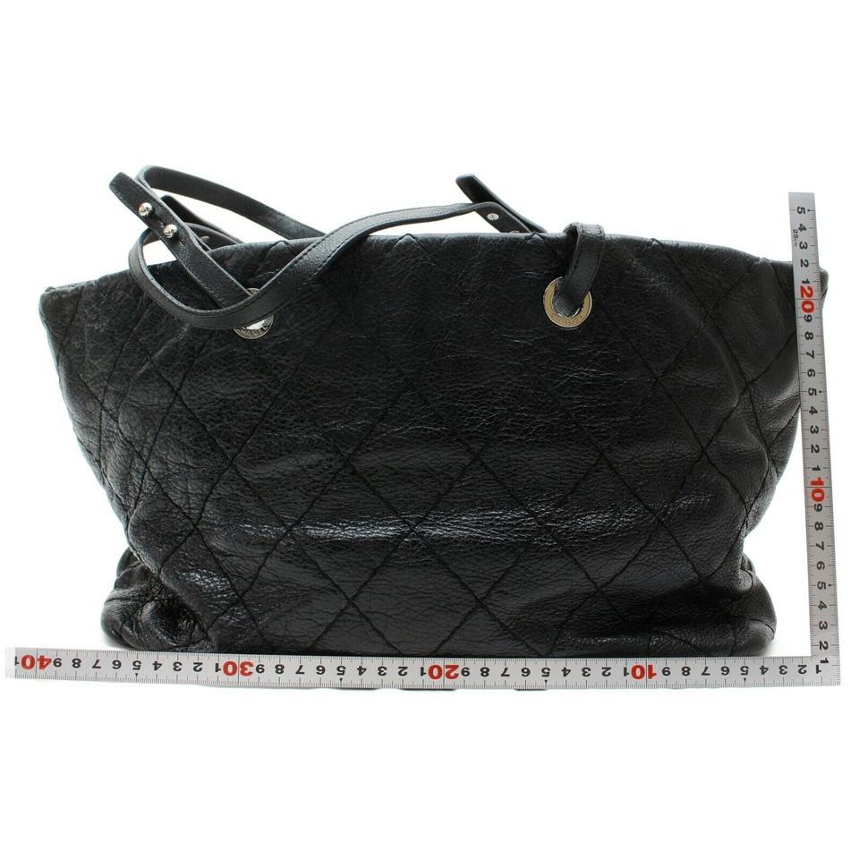 Chanel On The Road Caviar Soft 872535 Black Leather Tote 1