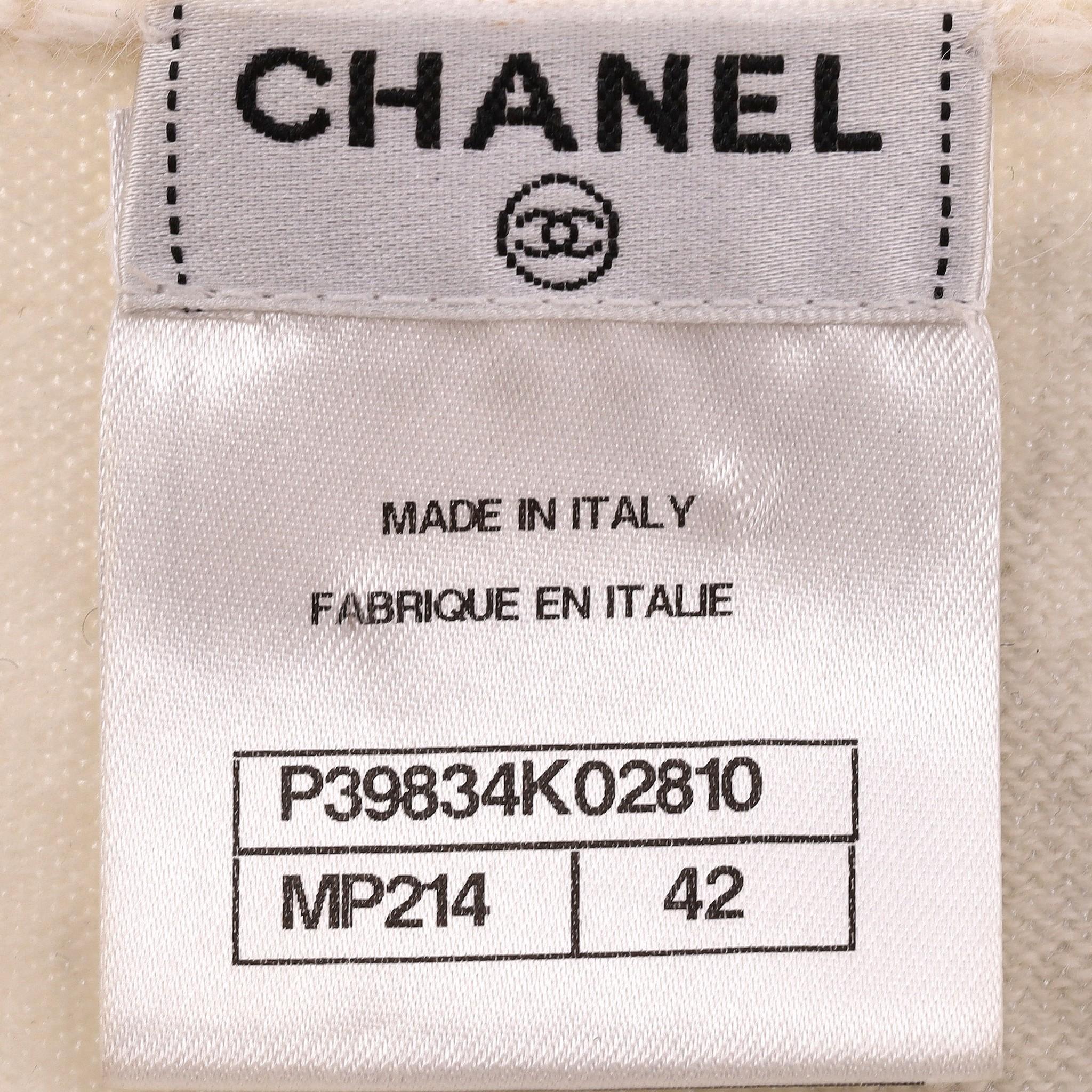 Chanel Open Back Angora & Cashmere Dress For Sale 1