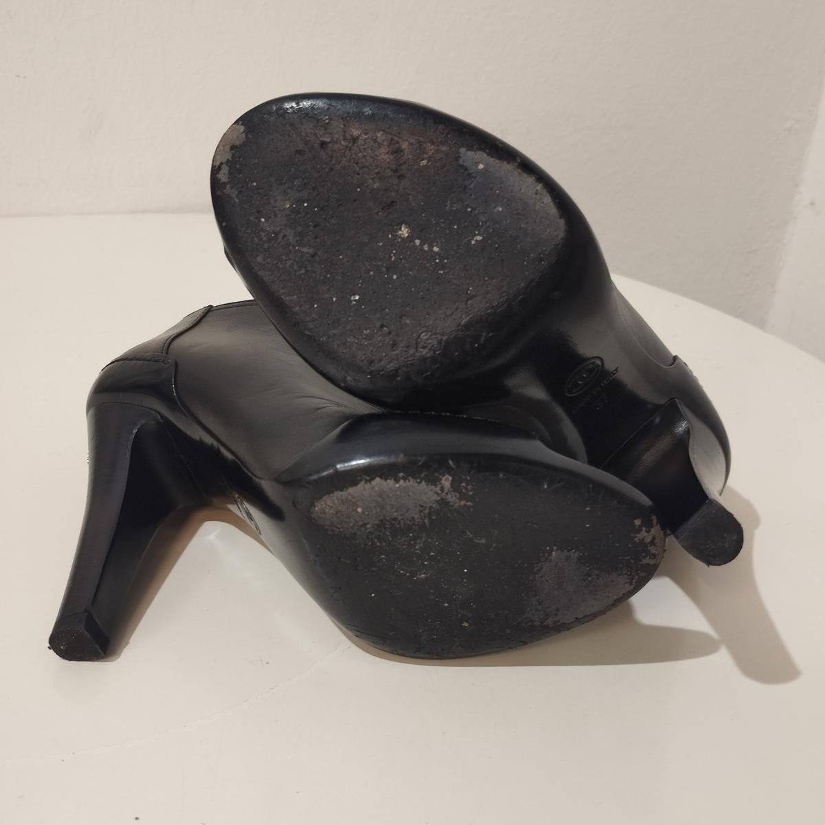 Chanel Open toe Ankle Boots IT 37 For Sale 3
