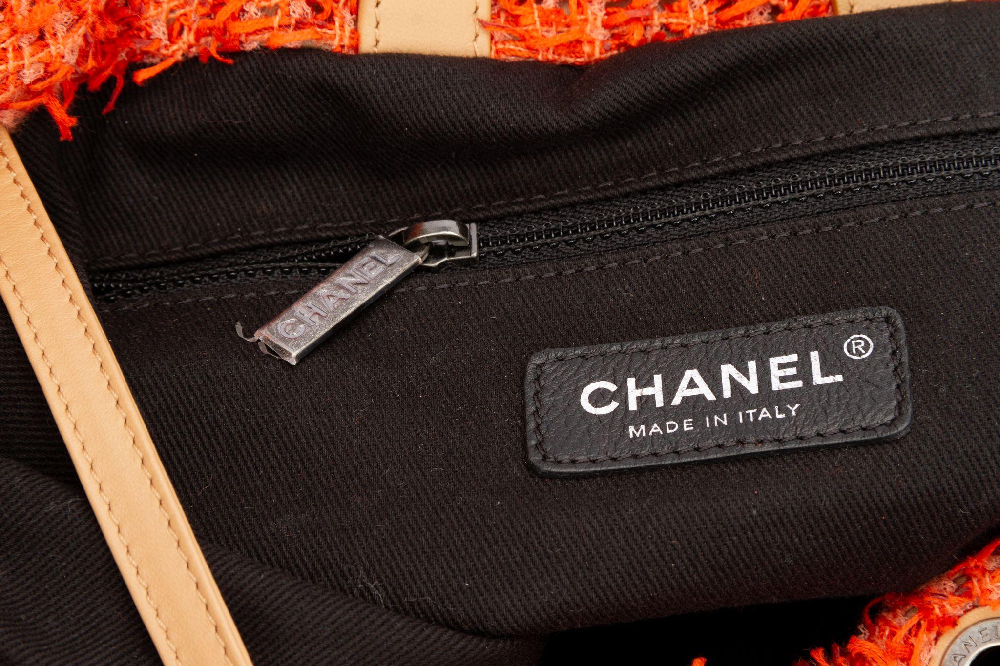 Chanel Orange Coco Cuba Backpack 6