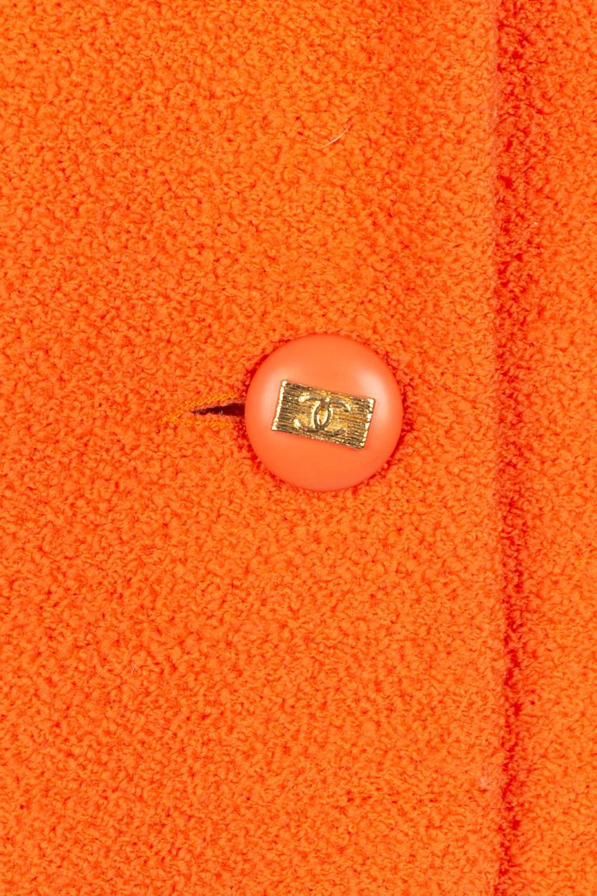 Rosso Giacca arancione Chanel anni '90 in vendita