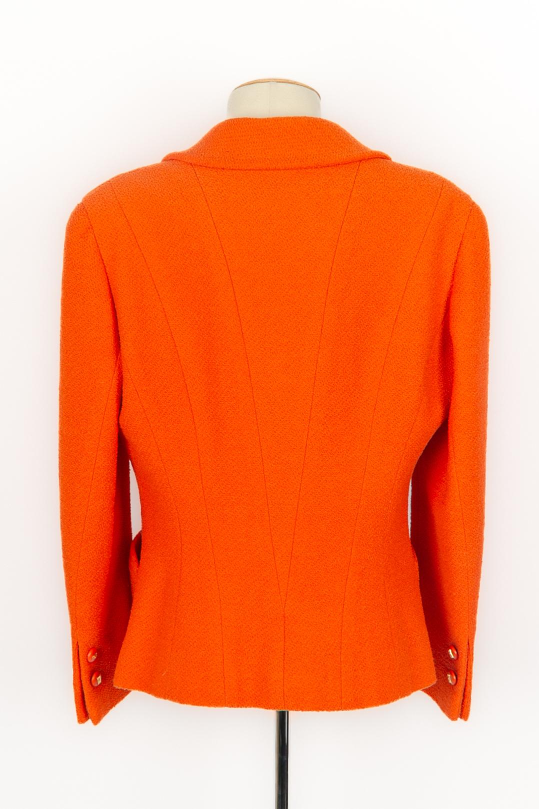 Donna Giacca arancione Chanel anni '90 in vendita