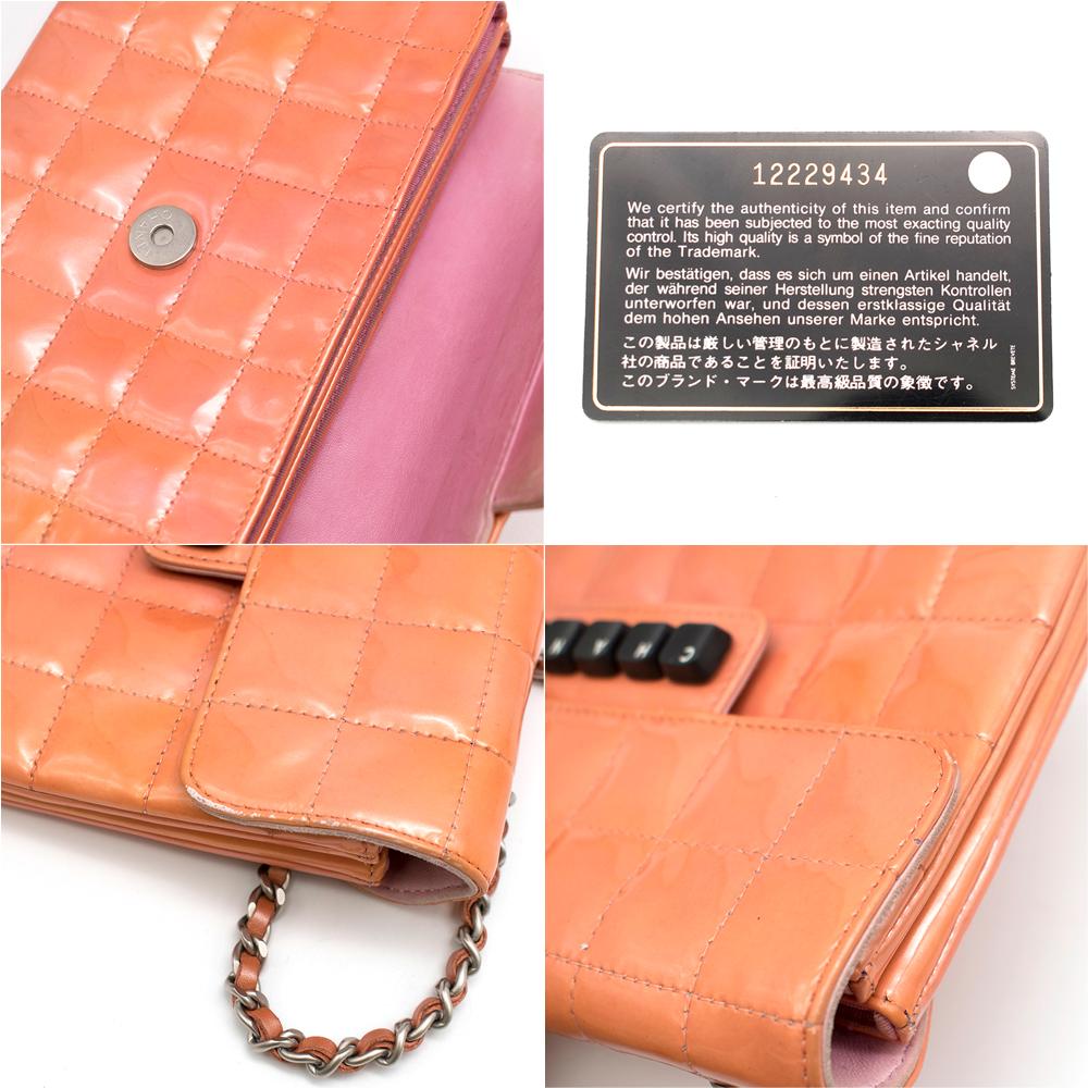 Chanel Orange Keyboard Chocolate Bar Flap 4