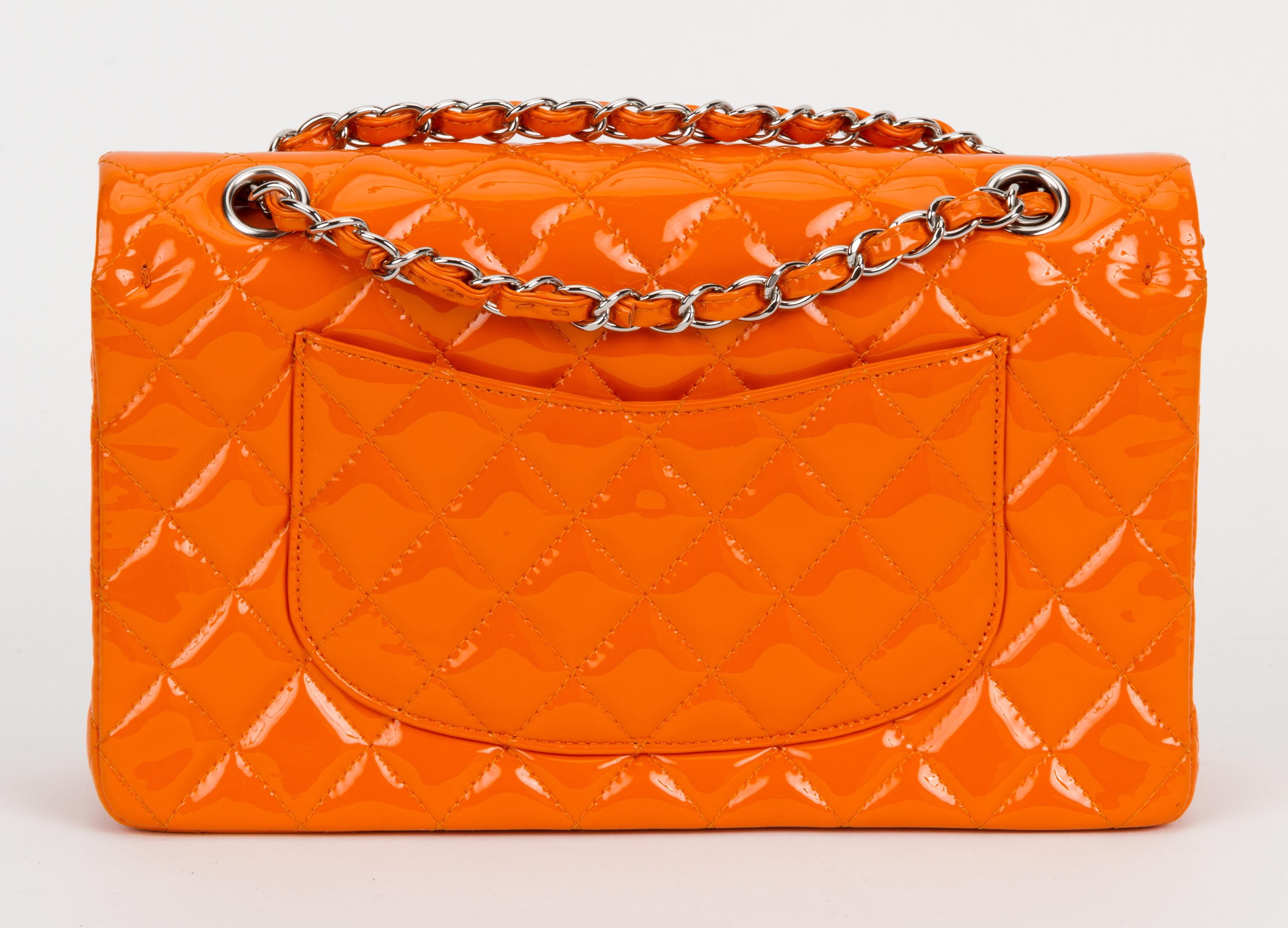 chanel orange purse