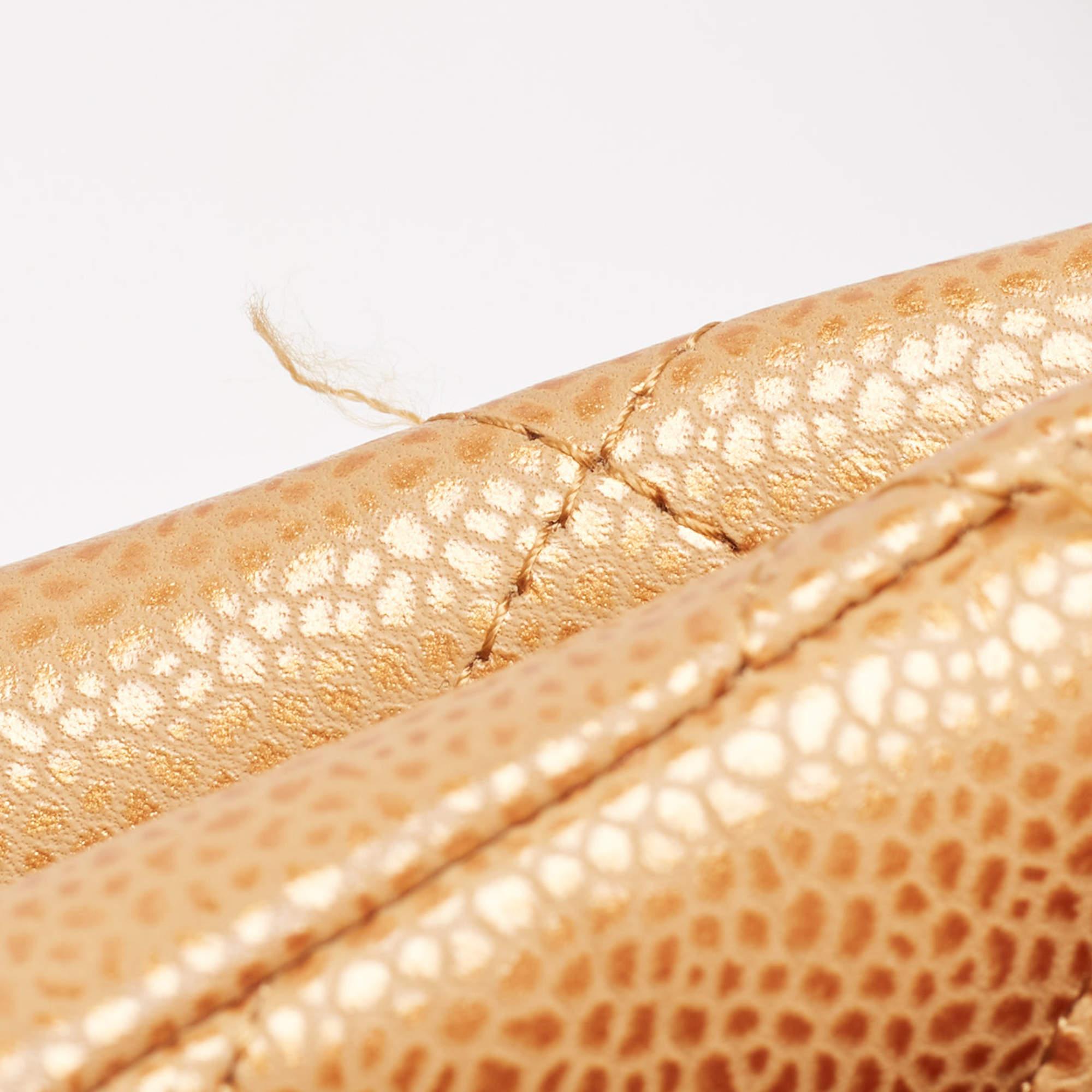 Chanel Orange Quilted Caviar Leather Maxi Classic Double Flap Bag For Sale 2