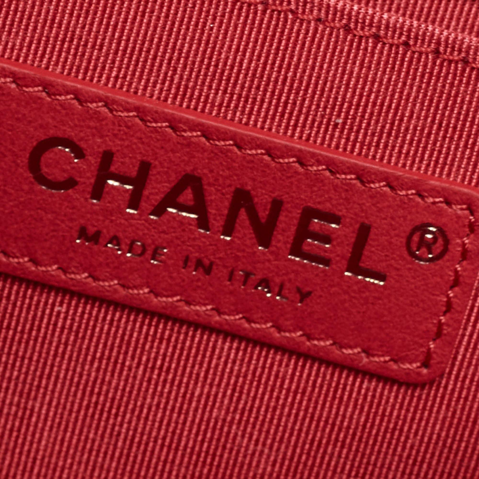Chanel Orange Quilted Leather Envelope Flap Waist Bag For Sale 2