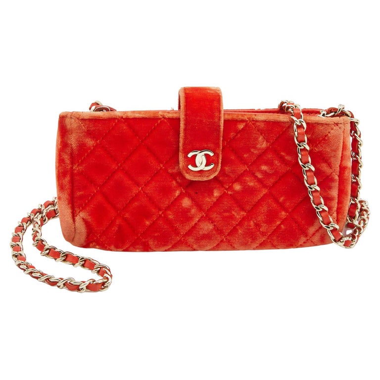 Chanel Crystal CC Flap Phone Holder Crossbody Bag and Airpods Pro Quilted  at 1stDibs