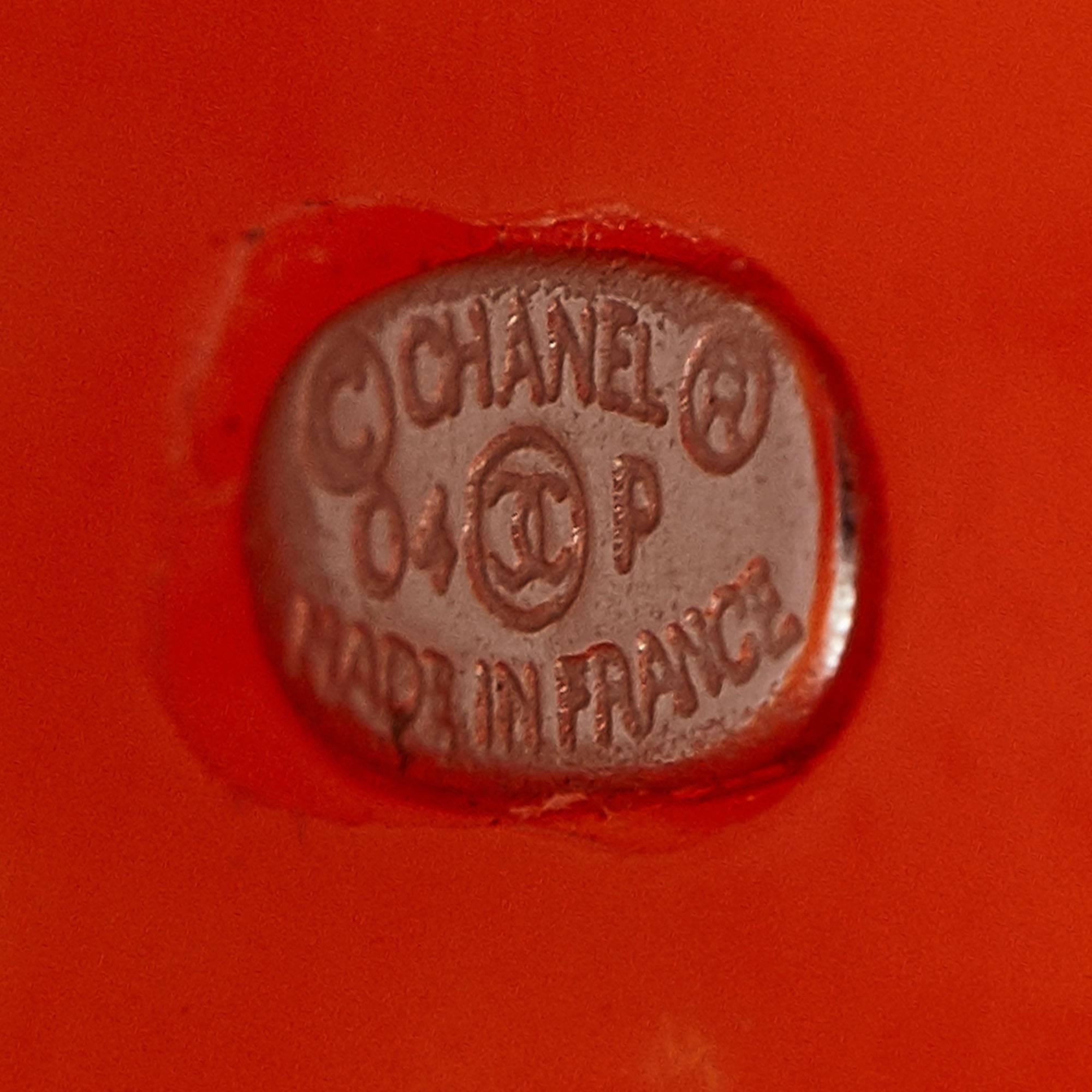 chanel orange ring