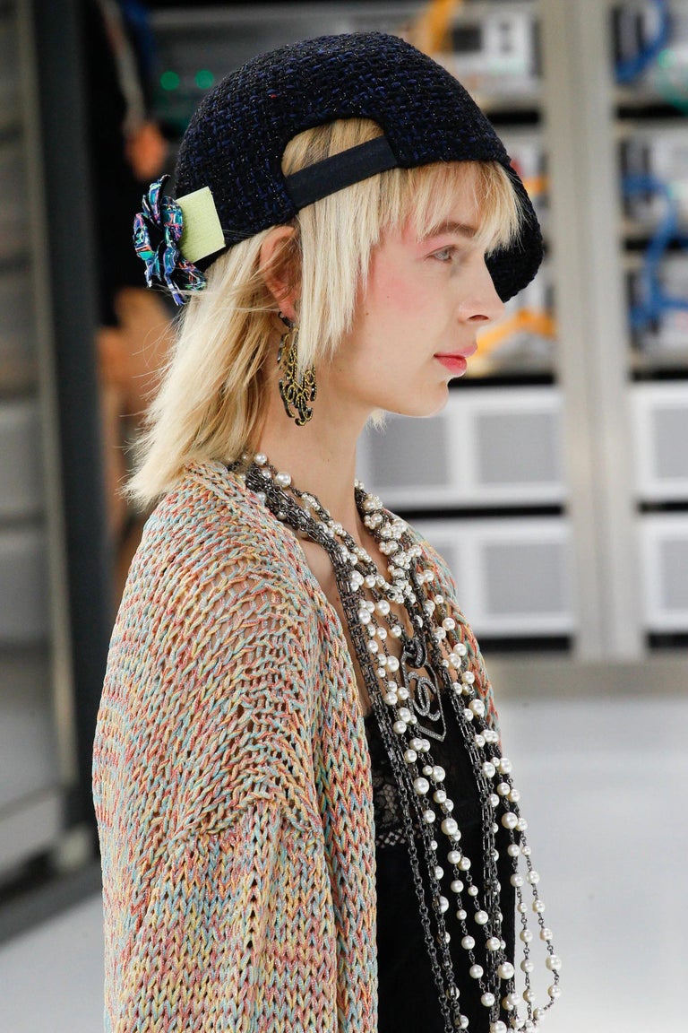 Cotton Sweatshirt Chanel Oversized Sweatshirt CHANEL Orange Yellow