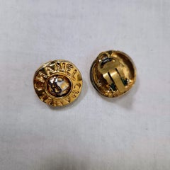 Chanel Vintage metal clip earrings, 1970s