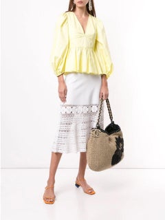 Chanel 2009 Organic Raffia Camelia Limited Edition Tote Beige Rope Shoulder Bag