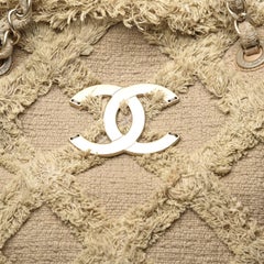 Chanel Organic Rope Woven Quilted Nature Beige Tweed Tote Bag